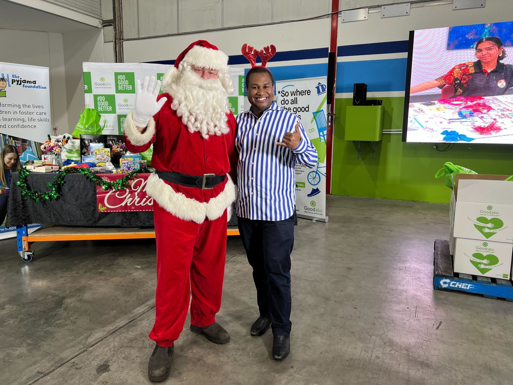 Spreading Christmas Cheer with Studio 10 Good360 Australia