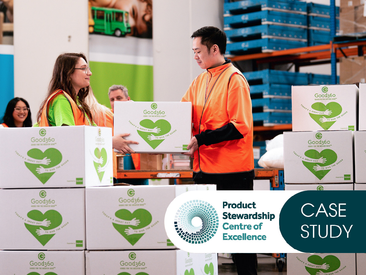 Turning surplus inventory into social good Good360 Australia